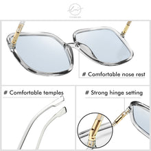 Load image into Gallery viewer, LM 2023 Oversize Square Photochromic Sunglasses Women Men Polarized Ultralight Anti Blue Ray Computer Glasses Goggle UV Blocking