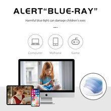Load image into Gallery viewer, LM Blue Light Glasses For Kids Glasses For Girl Boy Round Frames TR90 Flexible Temples Computer Gaming Clear Eyewear