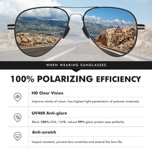 Load image into Gallery viewer, LM Brand Designer Aviation Sunglasses Men Women Polarized Retro Pilot Glasses Man Classic Driver Glasses with Case oculos de sol