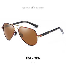 Load image into Gallery viewer, LM Brand Designer Aviation Sunglasses Men Women Polarized Retro Pilot Glasses Man Classic Driver Glasses with Case oculos de sol