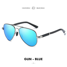 Load image into Gallery viewer, LM Brand Designer Aviation Sunglasses Men Women Polarized Retro Pilot Glasses Man Classic Driver Glasses with Case oculos de sol