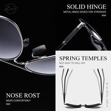 Load image into Gallery viewer, LM Brand Designer Aviation Sunglasses Men Women Polarized Retro Pilot Glasses Man Classic Driver Glasses with Case oculos de sol