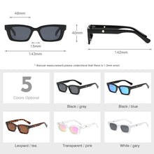 Load image into Gallery viewer, LM Brand Designer Polarized Vintage Sunglasses Women Retro Sunglass Rectangle Sun Glasses UV400 lunette de soleil femme