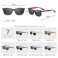 Load image into Gallery viewer, LM Brand Polarized Sunglasses Men Women Classic Square Driving Fishing Sun Glasses Goggles Eyewear UV400 Lentes De Sol Mujer