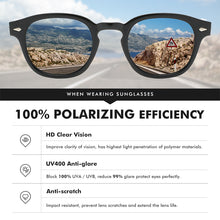 Load image into Gallery viewer, LM Brand Polarized Sunglasses Women Round Sun Glasses Men Coating Lens Vintage Eyewear Ladies Travel Style UV400 Goggles