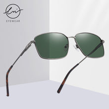 Load image into Gallery viewer, LM Brand Rectangle Polarized Sunglasses Men Women Metal Frame Spring Hinge Driving Anti-glare Sun Glasses Driving Male UV400