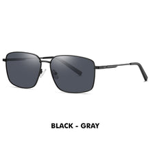 Load image into Gallery viewer, LM Brand Rectangle Polarized Sunglasses Men Women Metal Frame Spring Hinge Driving Anti-glare Sun Glasses Driving Male UV400