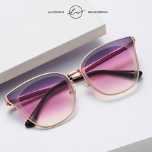 Load image into Gallery viewer, LM Cat Eye Sunglasses Women Brand Designer Ladies Vintage Gradient Glasses Retro Sun glasses Female Eyewear UV400 gafas de sol