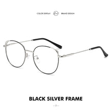 Load image into Gallery viewer, LM Cute Cat Eye Anti Blue Light Optical Glasses Frames Women Round Computer Eyeglasses Trending Styles UV400