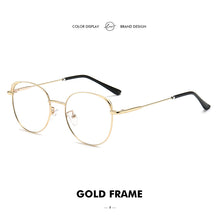 Load image into Gallery viewer, LM Cute Cat Eye Anti Blue Light Optical Glasses Frames Women Round Computer Eyeglasses Trending Styles UV400