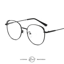 Load image into Gallery viewer, LM Cute Cat Eye Anti Blue Light Optical Glasses Frames Women Round Computer Eyeglasses Trending Styles UV400