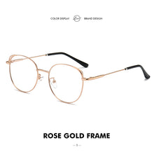 Load image into Gallery viewer, LM Cute Cat Eye Anti Blue Light Optical Glasses Frames Women Round Computer Eyeglasses Trending Styles UV400
