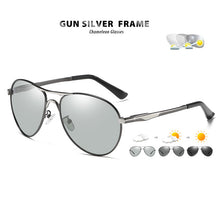 Load image into Gallery viewer, LM Pilot Photochromic Sunglasses For Men Women Polarized Chameleon Lenses  Anti-Glare Eyewear Driving UV400