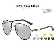Load image into Gallery viewer, LM Pilot Photochromic Sunglasses For Men Women Polarized Chameleon Lenses  Anti-Glare Eyewear Driving UV400