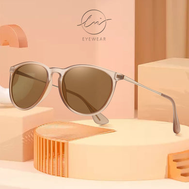 LM Round Sunglasses Women Men Polarized 2023  Sun Glasses Ladies Eyewear Mirror Vintage UV400 Oculos De Sol