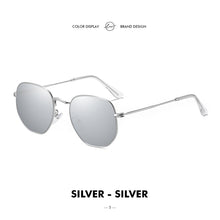 Load image into Gallery viewer, LM Women Small Hexagon Sunglasses Men Retro Polarized Metal Coating Mirror Sun Glasses Goggle UV400 Eyewear gafas de sol