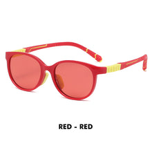 Load image into Gallery viewer, LM Flexible Kids Sports Sunglasses Candy Color Glasses for Junior Boys Girls Age 5-10 Elastic Temples  UV Protect
