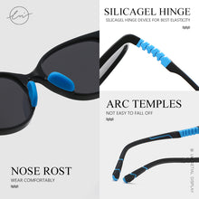 Load image into Gallery viewer, LM Flexible Kids Sports Sunglasses Candy Color Glasses for Junior Boys Girls Age 5-10 Elastic Temples  UV Protect