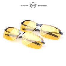 Load image into Gallery viewer, LM HD Night Vision Glasses Polarized Men Classic Yellow Lens Sunglasses for Driving Safe Anti-glare Alloy Frame Gafas De Sol