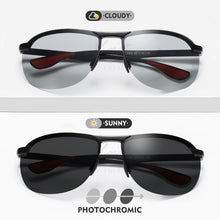 Load image into Gallery viewer, LM  Polarized Men Sunglasses Brand Women Photochromic Sun Glasses Spring Hinges UV400 For Male Oculos