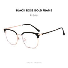 Load image into Gallery viewer, LM Men Blue Light Blocking Glasses Titanium Alloy Frame Computer Gaming Blue Ray Goggles Square Ultralight Eyeglasses For Women