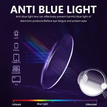 Load image into Gallery viewer, LM Men Blue Light Blocking Glasses Titanium Alloy Frame Computer Gaming Blue Ray Goggles Square Ultralight Eyeglasses For Women