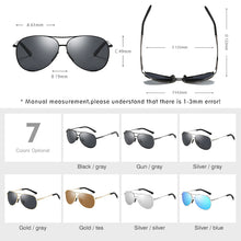 Load image into Gallery viewer, LM Men Pilot Sunglasses Classic Brand Polarized Sun glasses Coating Lens Driving Eyewear For Men/Women lentes de sol hombre