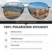 Load image into Gallery viewer, LM Men Pilot Sunglasses Classic Brand Polarized Sun glasses Coating Lens Driving Eyewear For Men/Women lentes de sol hombre