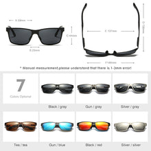 Load image into Gallery viewer, LM Men Polarized Sunglasses Aluminum Magnesium Sun Glasses Driving Glasses Rectangle Shades For Men UV400 Oculos masculino Male