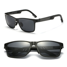 Load image into Gallery viewer, LM Men Polarized Sunglasses Aluminum Magnesium Sun Glasses Driving Glasses Rectangle Shades For Men UV400 Oculos masculino Male