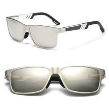 Load image into Gallery viewer, LM Men Polarized Sunglasses Aluminum Magnesium Sun Glasses Driving Glasses Rectangle Shades For Men UV400 Oculos masculino Male