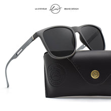 Load image into Gallery viewer, LM Men Sunglasses Aluminum+TR90 Polarized Male Women Sun Glasses Mirror Lens Eyeglasses Classic Punk Oculos De Sol Masculino