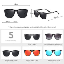 Load image into Gallery viewer, LM Men Sunglasses Aluminum+TR90 Polarized Male Women Sun Glasses Mirror Lens Eyeglasses Classic Punk Oculos De Sol Masculino