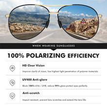 Load image into Gallery viewer, LM Men&#39;s Aviation Polarized Photochromic Sunglasses For Men Women Day Night Driving Chameleon Glasses lunettes de soleil homme