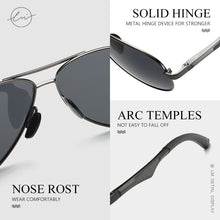 Load image into Gallery viewer, LM Men&#39;s Classic Aviation Sunglasses Men Women Polarized Aluminum Retro Sun Glasses Male Brand Designer Driving Mirror Glasses