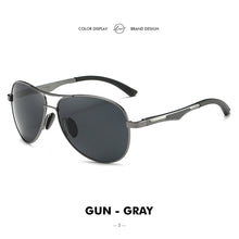 Load image into Gallery viewer, LM Men&#39;s Classic Aviation Sunglasses Men Women Polarized Aluminum Retro Sun Glasses Male Brand Designer Driving Mirror Glasses