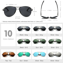 Load image into Gallery viewer, LM Men&#39;s Classic Aviation Sunglasses Men Women Polarized Aluminum Retro Sun Glasses Male Brand Designer Driving Mirror Glasses