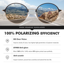 Load image into Gallery viewer, LM Photochromic Sunglasses Polarized Chameleon Classic Ultralight Small Frame Round Sun Glasses Driving Eyewear Women/Men