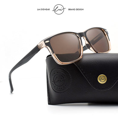 LM Sunglasses Men Women Retro Polarized  Ultra Light TR90 Driving Sun Glasses Anti-glare Shades Male oculos UV400