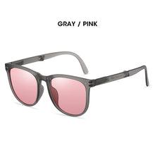 Load image into Gallery viewer, LM Sunglasses Women Men Square Glasses With Box Retro Polarized Sunglasses Photochromic Folding Glasses Oculos UV400