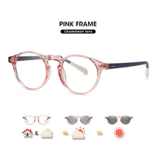 Load image into Gallery viewer, LM Photochromic Anti Blue Light Glasses Men Gaming Round Blocking Blue Ray Classic TR90 Women Protection Eyeglasses Computer