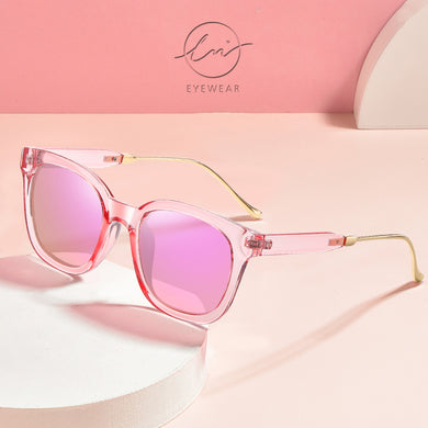 LM Square Vintage Sunglasses Women 2023 Polarized Retro Sun Glasses Cat Eye Driver Goggles Mirror Shades Lady Oculos De Sol