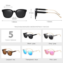 Load image into Gallery viewer, LM Square Vintage Sunglasses Women 2023 Polarized Retro Sun Glasses Cat Eye Driver Goggles Mirror Shades Lady Oculos De Sol