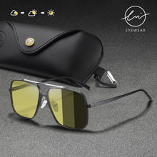 Load image into Gallery viewer, LM Trend Quality Aluminum Men&#39;s Sunglasses Photochromic Polarized Sun glasses Women Square Oversize Eyewear Oculos de sol