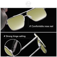 Load image into Gallery viewer, LM Trend Quality Aluminum Men&#39;s Sunglasses Photochromic Polarized Sun glasses Women Square Oversize Eyewear Oculos de sol