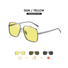Load image into Gallery viewer, LM Trend Quality Aluminum Men&#39;s Sunglasses Photochromic Polarized Sun glasses Women Square Oversize Eyewear Oculos de sol