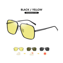 Load image into Gallery viewer, LM Trend Quality Aluminum Men&#39;s Sunglasses Photochromic Polarized Sun glasses Women Square Oversize Eyewear Oculos de sol