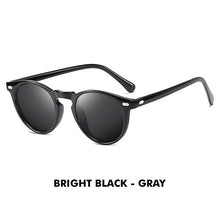 Carica l'immagine nel visualizzatore di Gallery, LM Ultralight TR90 occhiali da sole polarizzati uomo donna tondo guida lenti a specchio tonalità occhiali da sole vintage unisex Gafas De Sol 