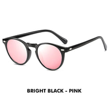 Carica l'immagine nel visualizzatore di Gallery, LM Ultralight TR90 occhiali da sole polarizzati uomo donna tondo guida lenti a specchio tonalità occhiali da sole vintage unisex Gafas De Sol 