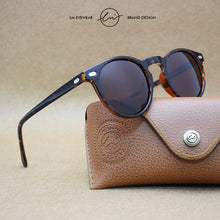 Carica l'immagine nel visualizzatore di Gallery, LM Ultralight TR90 occhiali da sole polarizzati uomo donna tondo guida lenti a specchio tonalità occhiali da sole vintage unisex Gafas De Sol 